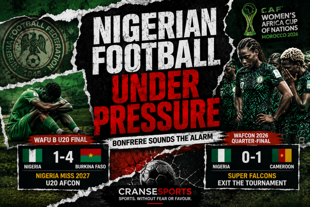 Jo Bonfrere speaks on Nigerian football after Flying Eagles and Super Falcons setbacks
