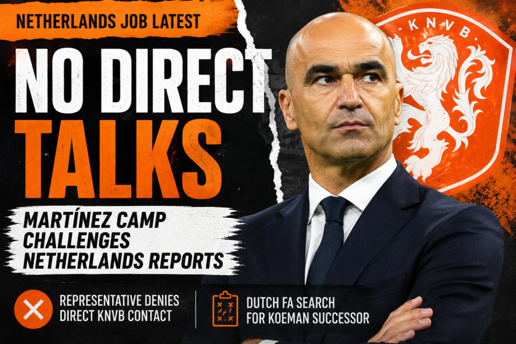 Roberto Martínez Netherlands coaching story graphic for CranseSports