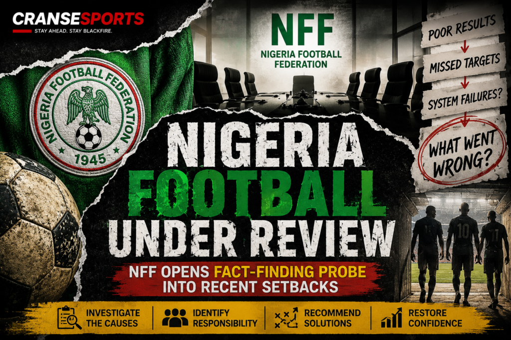 Fanny Amun-led NFF committee investigating Nigeria’s recent national-team football setbacks