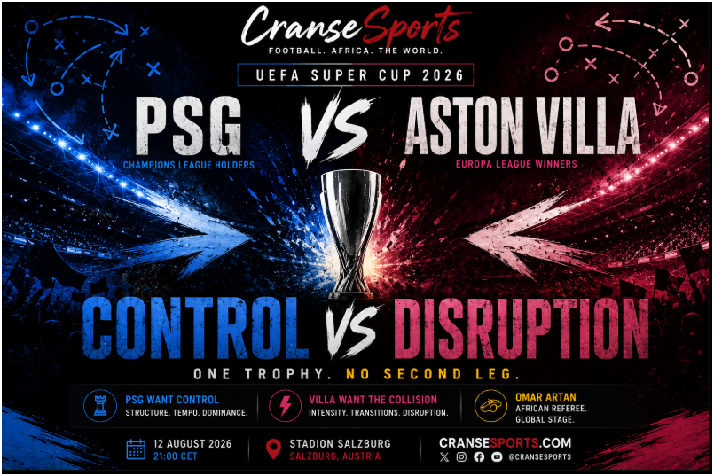 PSG WANT CONTROL. VILLA WANT THE COLLISION.