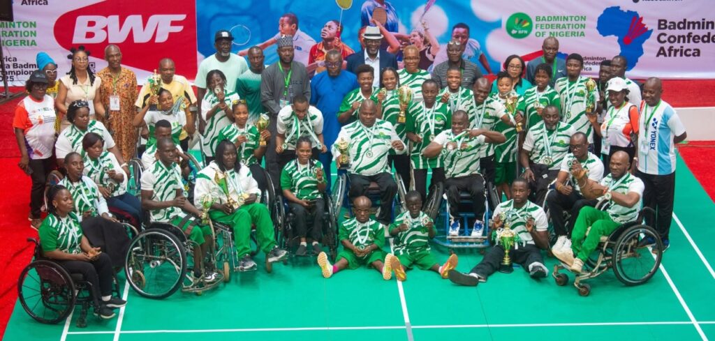 Nigeria Para badminton LA28 qualification story graphic for CranseSports