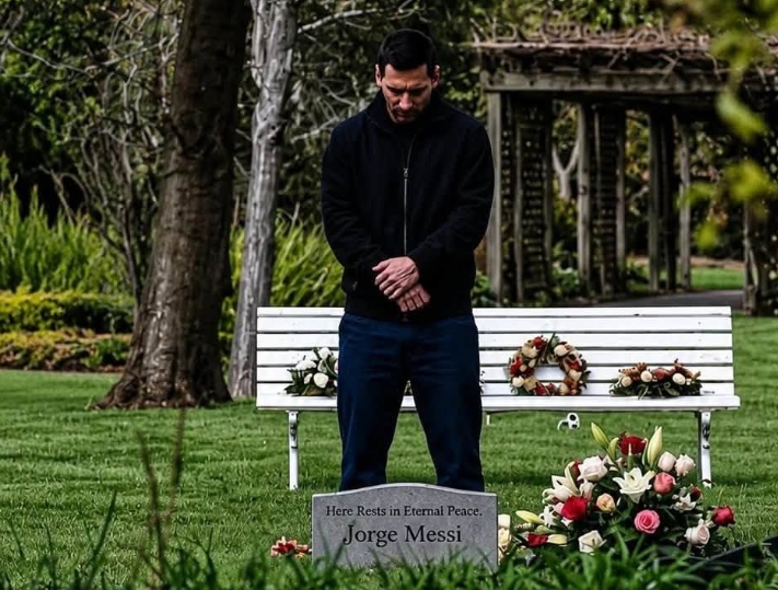 CranseSports graphic for Lionel Messi’s tribute following the death of his father Jorge Messi