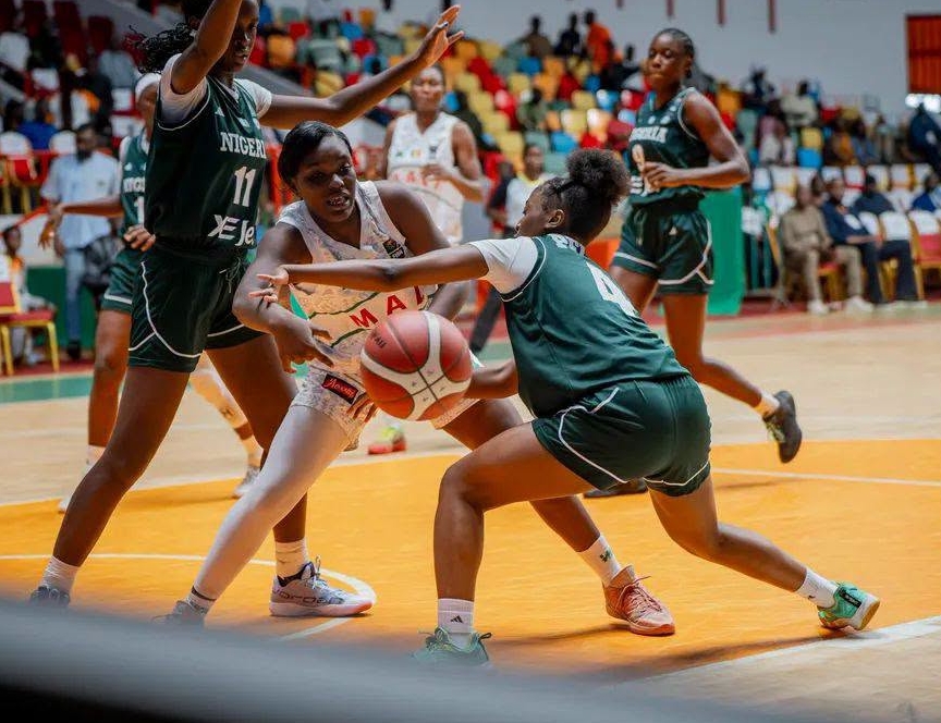 Nigeria’s Junior D’Tigress celebrate qualification for the 2027 FIBA U19 Women’s Basketball World Cup.
