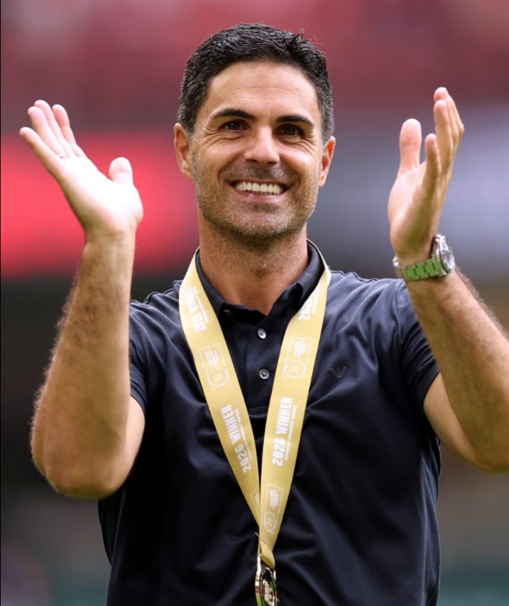 Mikel Arteta during an Arsenal match as the manager outlines the club’s ambition to become the best in the world.