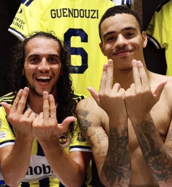 Matteo Guendouzi and Mason Greenwood UEFA disciplinary sanctions graphic